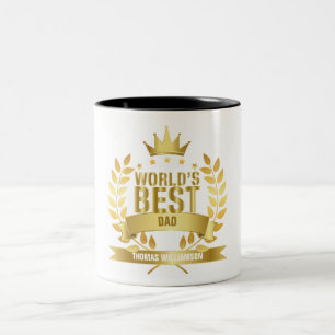 Taza Bicolor El mejor papá del mundo, Padre