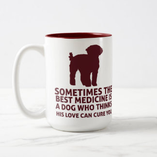Taza Bicolor El mejor perro de la medicina