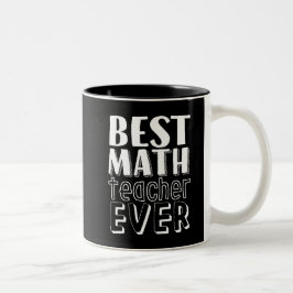Taza Bicolor El mejor regalo del día del profesor de matemática
