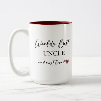 Taza Bicolor El mejor tío del mundo y el regalo de fotos más qu