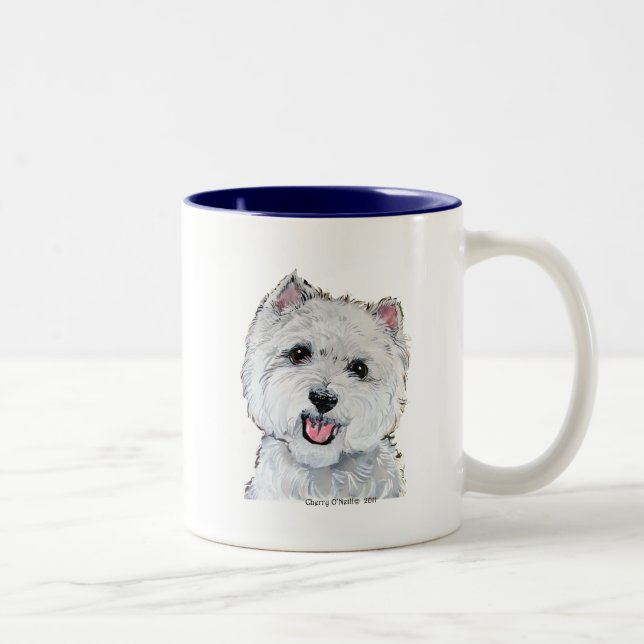 Taza Bicolor ¡El mejor Westie! (Derecha)