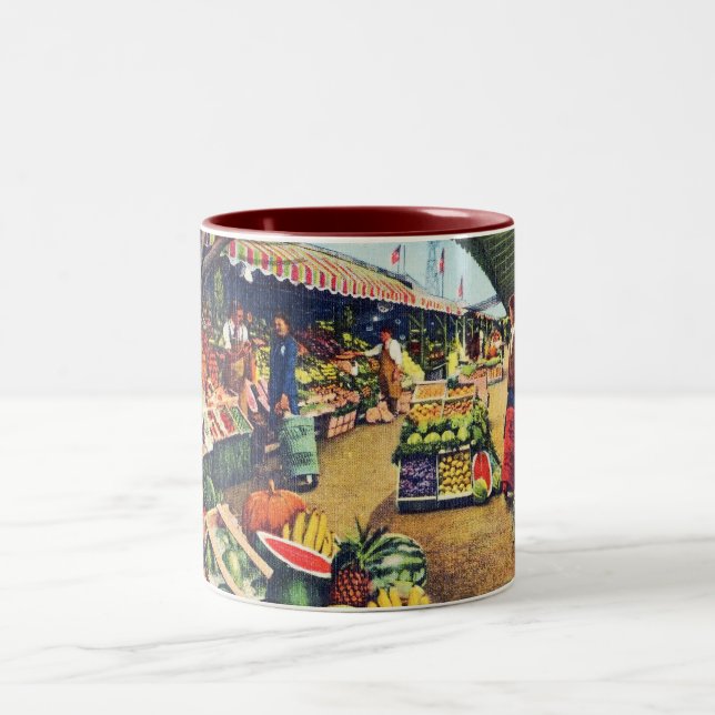 Taza Bicolor El mercado del granjero original, Hollywood, (Centro)