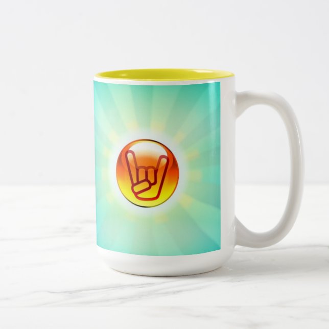 Taza Bicolor El metal pesado asalta para siempre (Derecha)