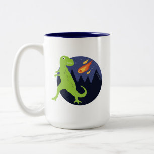 Taza Bicolor El meteorito que se pegó