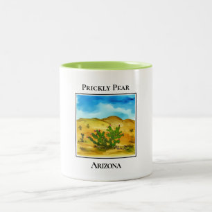 Taza Bicolor El miedo espinoso en los desiertos de Arizona