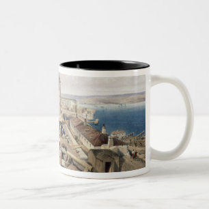 Taza Bicolor El Ministerio de marina, Sebastopol, placa 'de