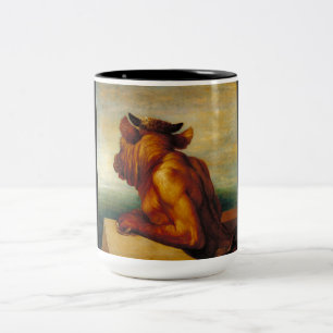 Taza Bicolor El Minotauro (de George Frederic Watts)