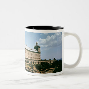 Taza Bicolor El monasterio de Escorial