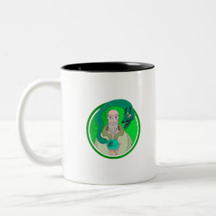 Taza Bicolor El monje y el dragón