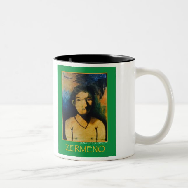 Taza Bicolor "El muchacho del Harlequin " (Derecha)