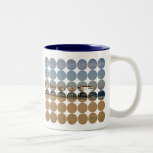 Taza Bicolor El muelle de Old Orchard Beach