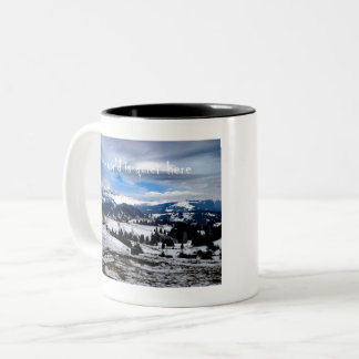 Taza Bicolor el mundo es tranquilo aquí