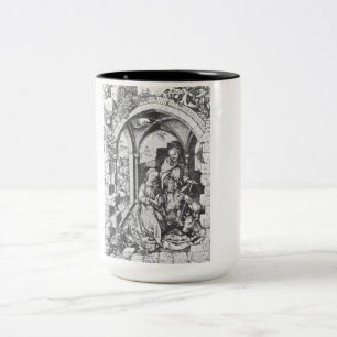 Taza Bicolor El nacimiento de Jesús (por Martin Schongauer)