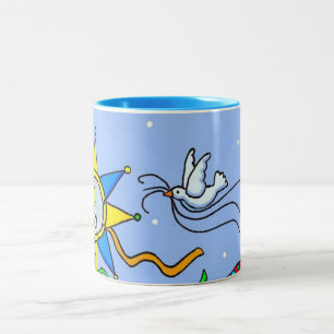Taza Bicolor El navidad protagoniza arte popular ucraniano