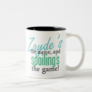 Taza Bicolor ¡El nombre de Zayde, y estropeo del juego!