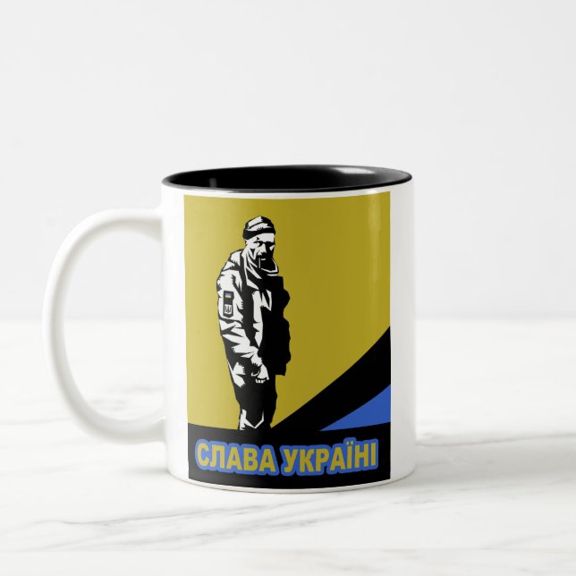 Taza Bicolor El nuevo héroe de Ucrania (Izquierda)