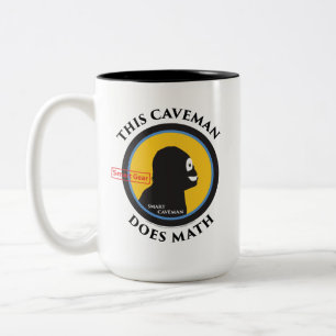 Taza Bicolor El nuevo hombre de las cavernas elegante del