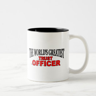 Taza Bicolor El oficial de la confianza más grande del mundo