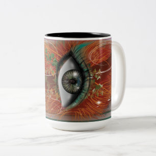 Taza Bicolor El ojo de Nikole