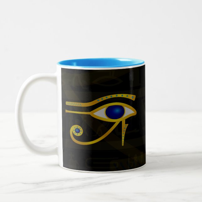 Taza Bicolor El ojo del horus (Izquierda)