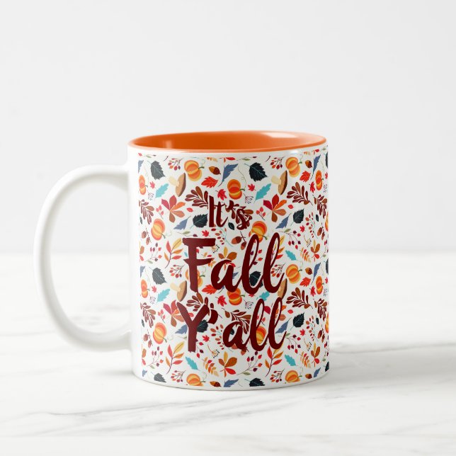 Taza Bicolor El otoño deja "es otoño" (Izquierda)