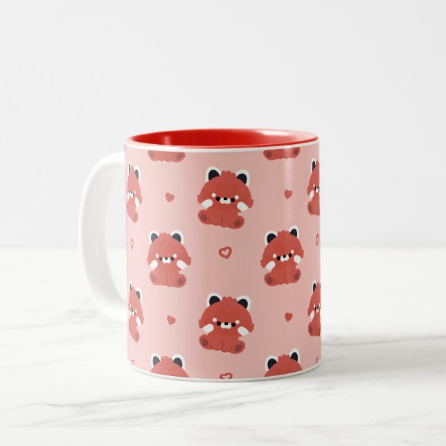 Taza Bicolor El Panda Rojo (Anverso izquierdo)