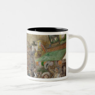Taza Bicolor El panel decorativo que representa París