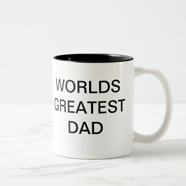 Taza Bicolor el papá más grande de los mundos (Derecha)