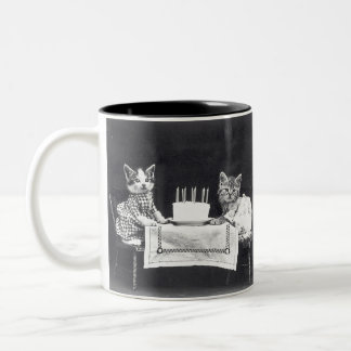 Taza Bicolor El pastel de cumpleaños Harry Whittier Frees 1914