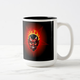 Taza Bicolor El Pentagram del diablo