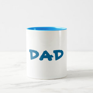 Taza Bicolor El père U del PAPÁ de la PLANTILLA puede cambiar
