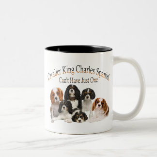 Taza Bicolor El perro de aguas de rey Charles arrogante no