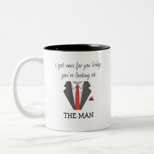 Taza Bicolor El personalizado gracioso del hombre