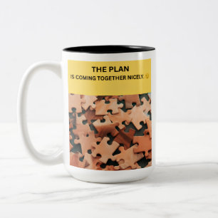 TAZA BICOLOR EL PLAN SE ESTÁ UNIFICANDO BIEN. 😏