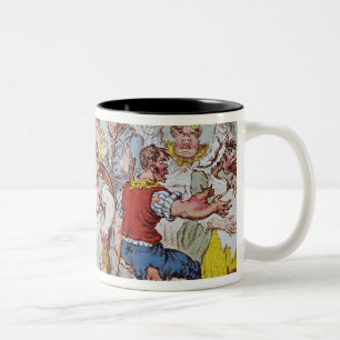 Taza Bicolor El Pock de la vaca o los efectos maravillosos