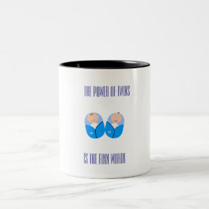 Taza Bicolor El poder de los gemelos