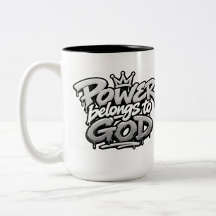 Taza Bicolor El poder pertenece a Dios