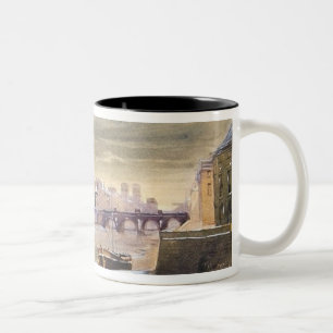 Taza Bicolor El Pont-Neuf y el Ile de la Cite, 1881