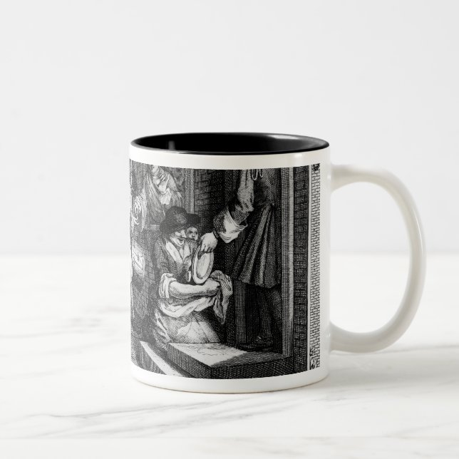 Taza Bicolor El 'Prentice industrioso fuera de su tiempo (Derecha)