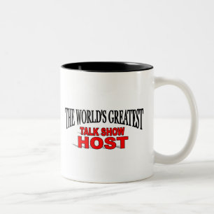 Taza Bicolor El presentador de un programa de entrevistas más