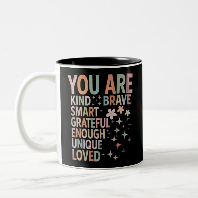 Taza Bicolor El primer día motivacional del profesor para volve (Izquierda)