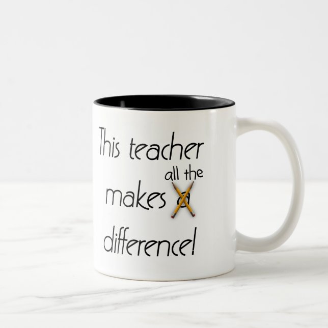 Taza Bicolor El profesor diferencia (Derecha)
