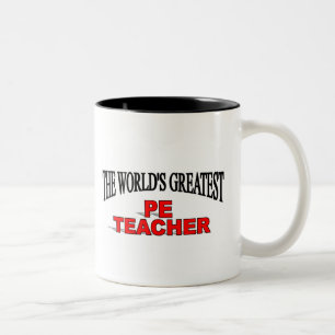 Taza Bicolor El profesor más grande del PE del mundo