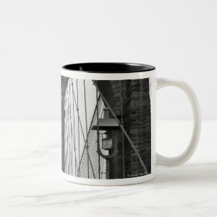 Taza Bicolor El puente de Brooklyn en New York City