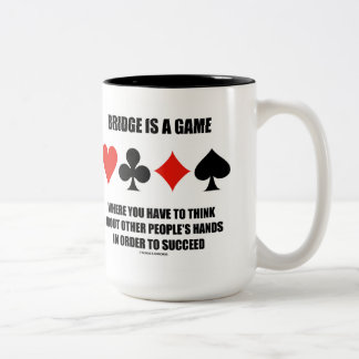 Taza Bicolor El Puente Es Un Juego En El Que Tienes Que Pensar