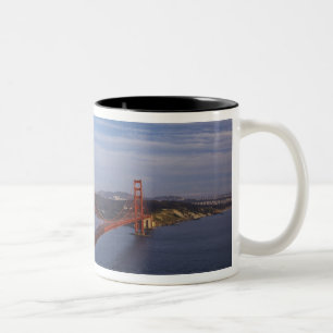 Taza Bicolor El puente Golden Gate desde Marin