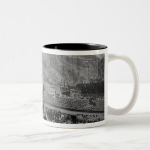 Taza Bicolor El puerto en Balaklava