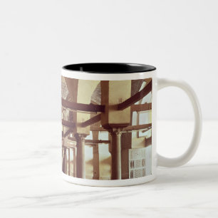 Taza Bicolor El Qibla Liwan de la mezquita del al-Azhar