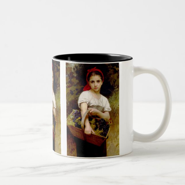 Taza Bicolor El recogedor de la uva (Derecha)