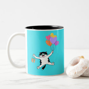 Taza Bicolor El regalo del Día de la Madre al mejor gato que ja